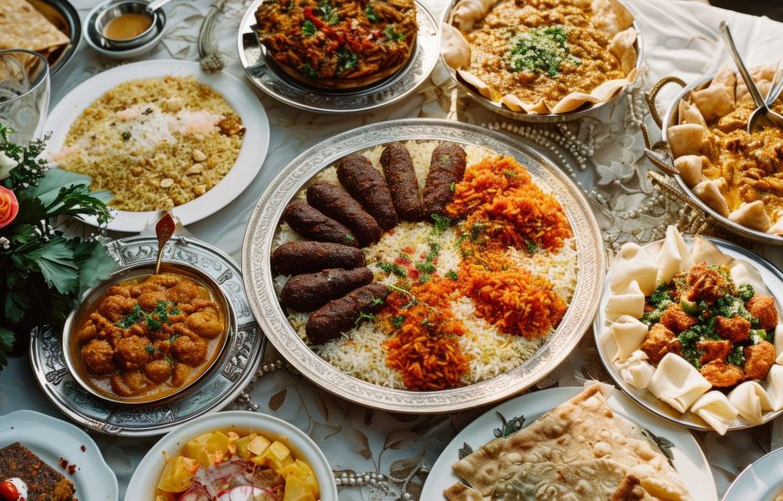 top-view-eid-al-fitr-celebration-with-delicious-food
